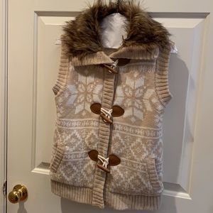 EUC Girls Pink Republic Sweater Vest SZ-10/12